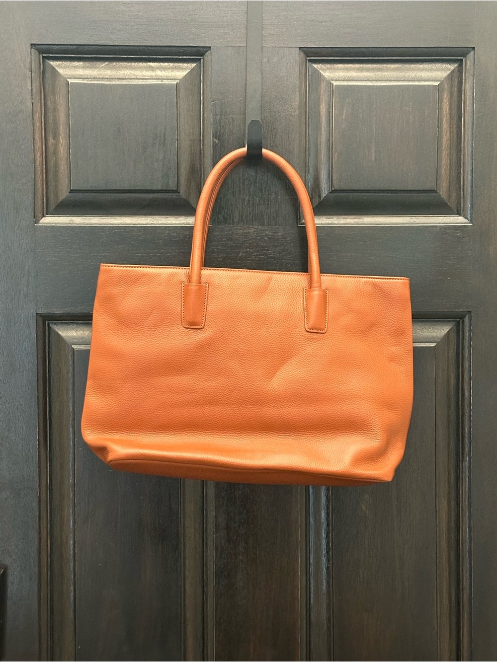 NWOT Onna Ehrlich Pebbled Leather Tote in Cognac